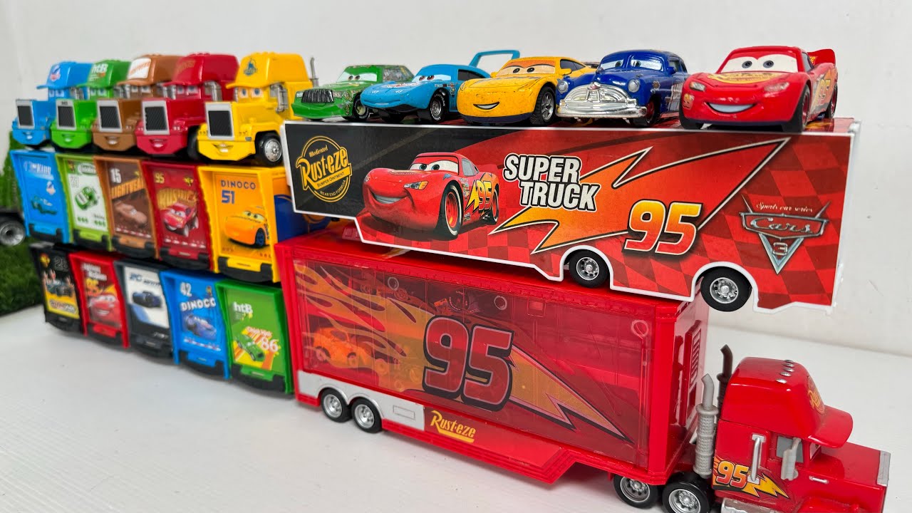 Disney Pixar Cars Unboxing Review l Full Lightning McQueen Cars Bubble RC | ASMR Cars Collection