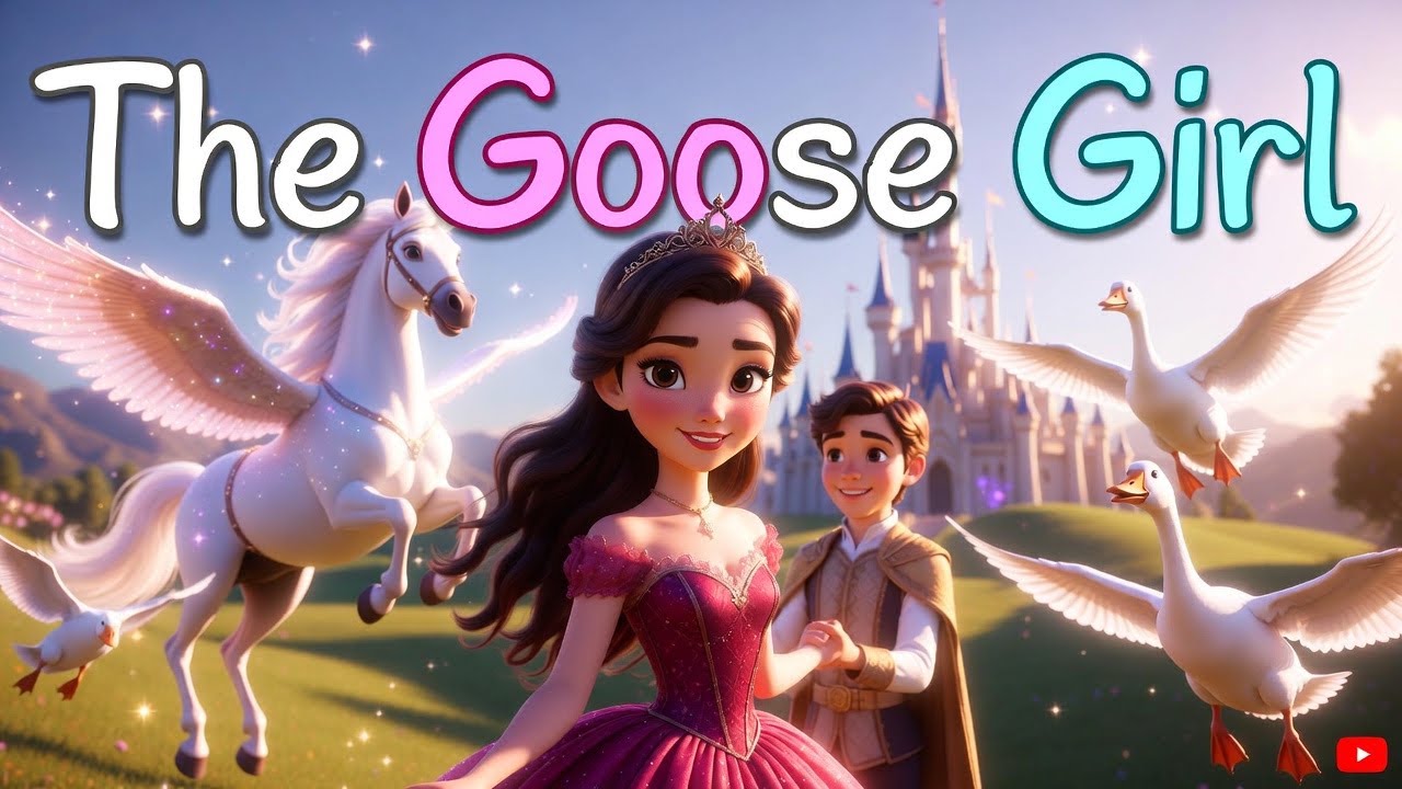 “The Goose Girl – Magical Fairy Tale Bedtime Story for Kids | Princess, Prince & Talking Horse”