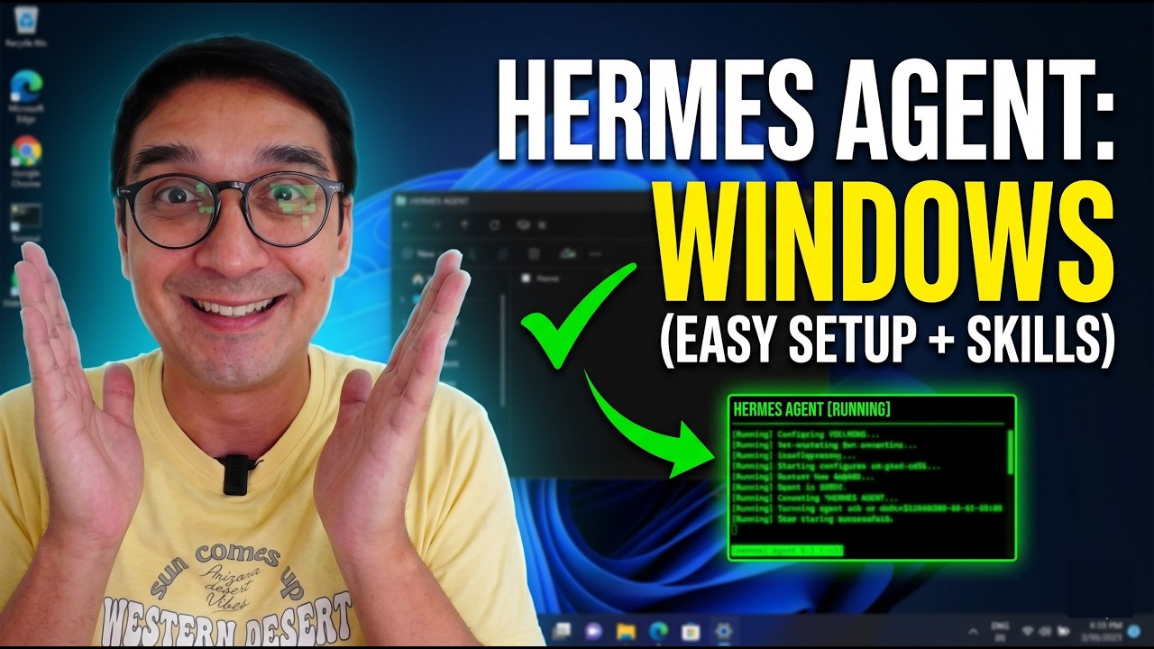 How to Install Hermes Agent on Windows (Full Setup + Skills)