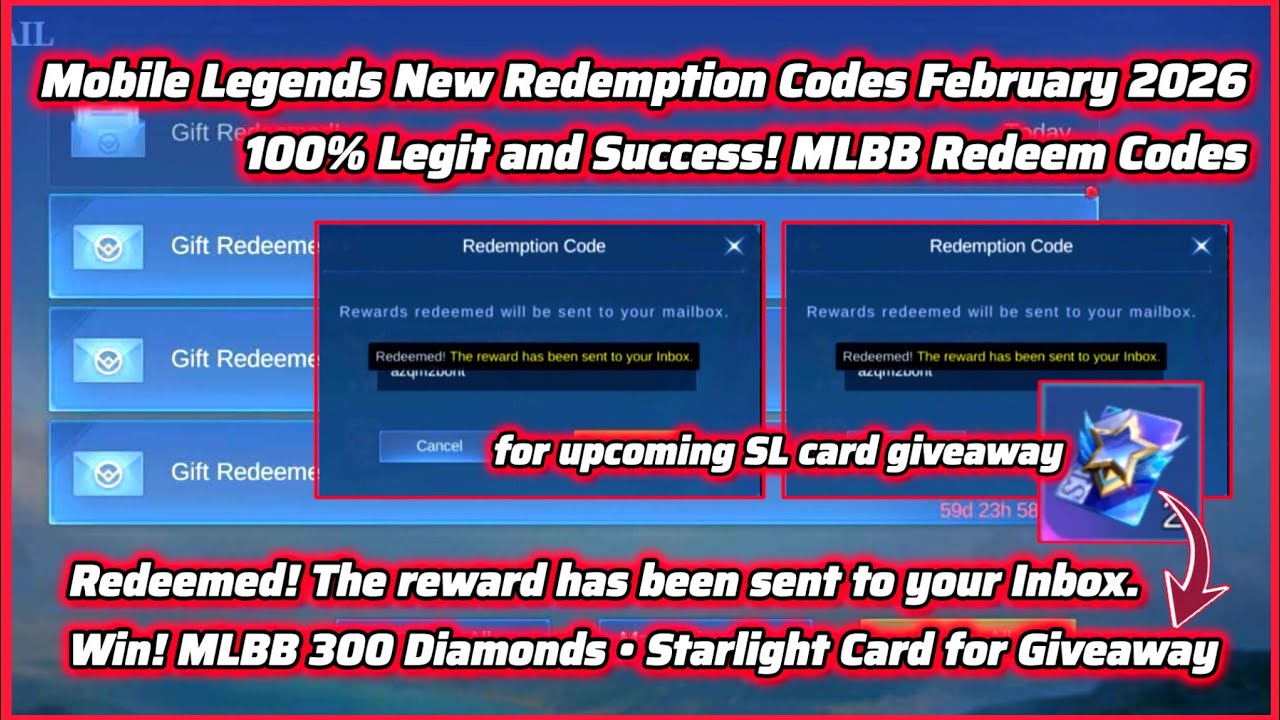 Новые активные промокоды для Mobile Legends с 19 февраля 2026 года - Промокоды MLBB + Розыгрыш St...