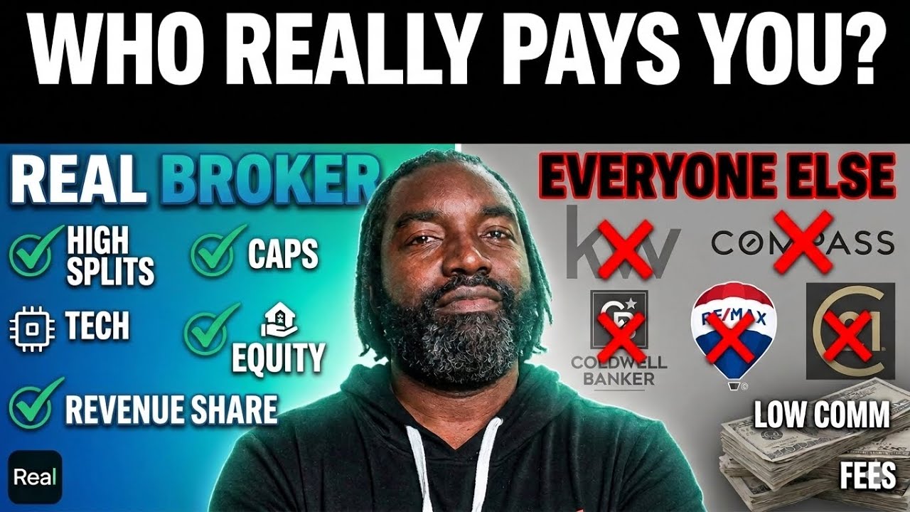 REAL Broker vs EVERYONE: Which One Actually Pays You More?(COMPARED TO 4 TOP BROKERAGES)
