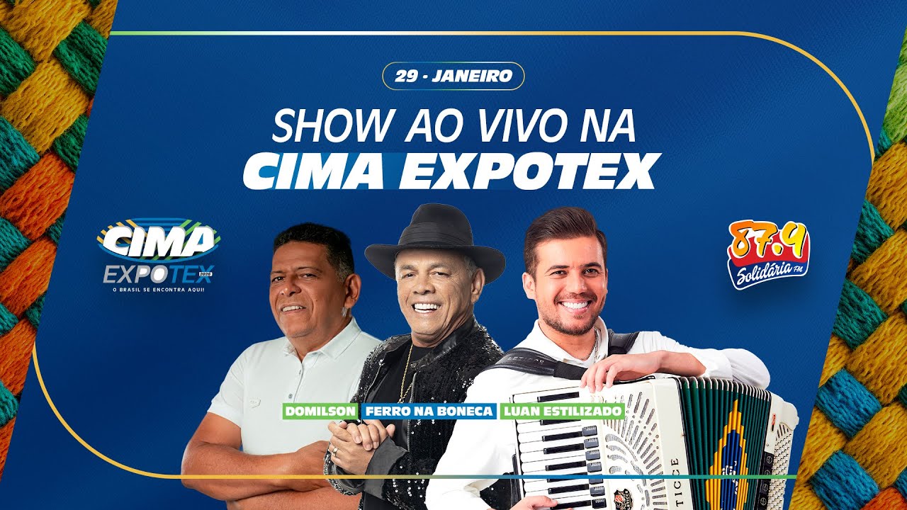 4° Dia - Show ao vivo na Cima ExpoTex  - Solidária FM - 29/01/2026