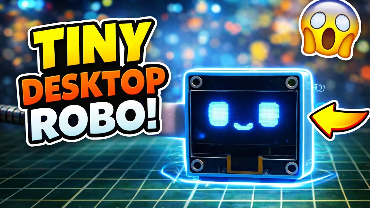 MAKE This Tiny Desktop 🤖 Using ESP32 | DIY Mini Robot Project 🤖 |GSN CREATIONS| NO CODE #DIY #robot