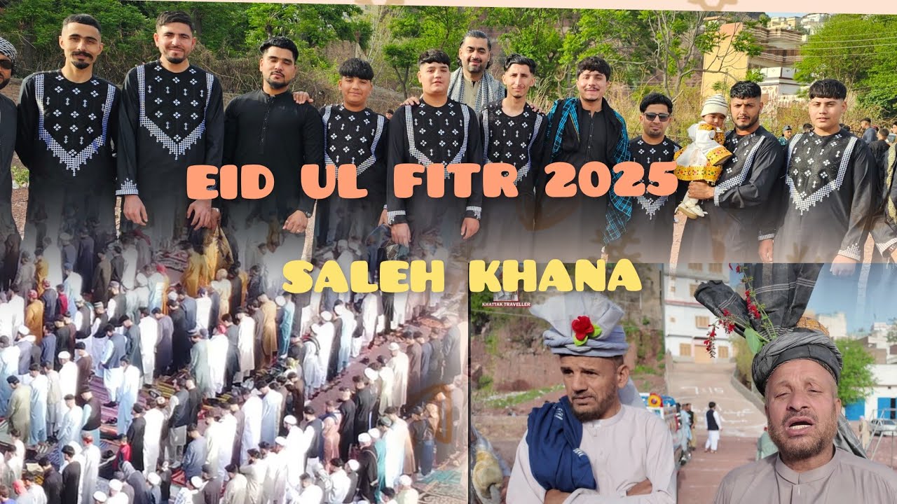Eid-ul-Fitr 2025 in Salah Khana, Nowshera | Stunning Drone Views & Village Celebrations