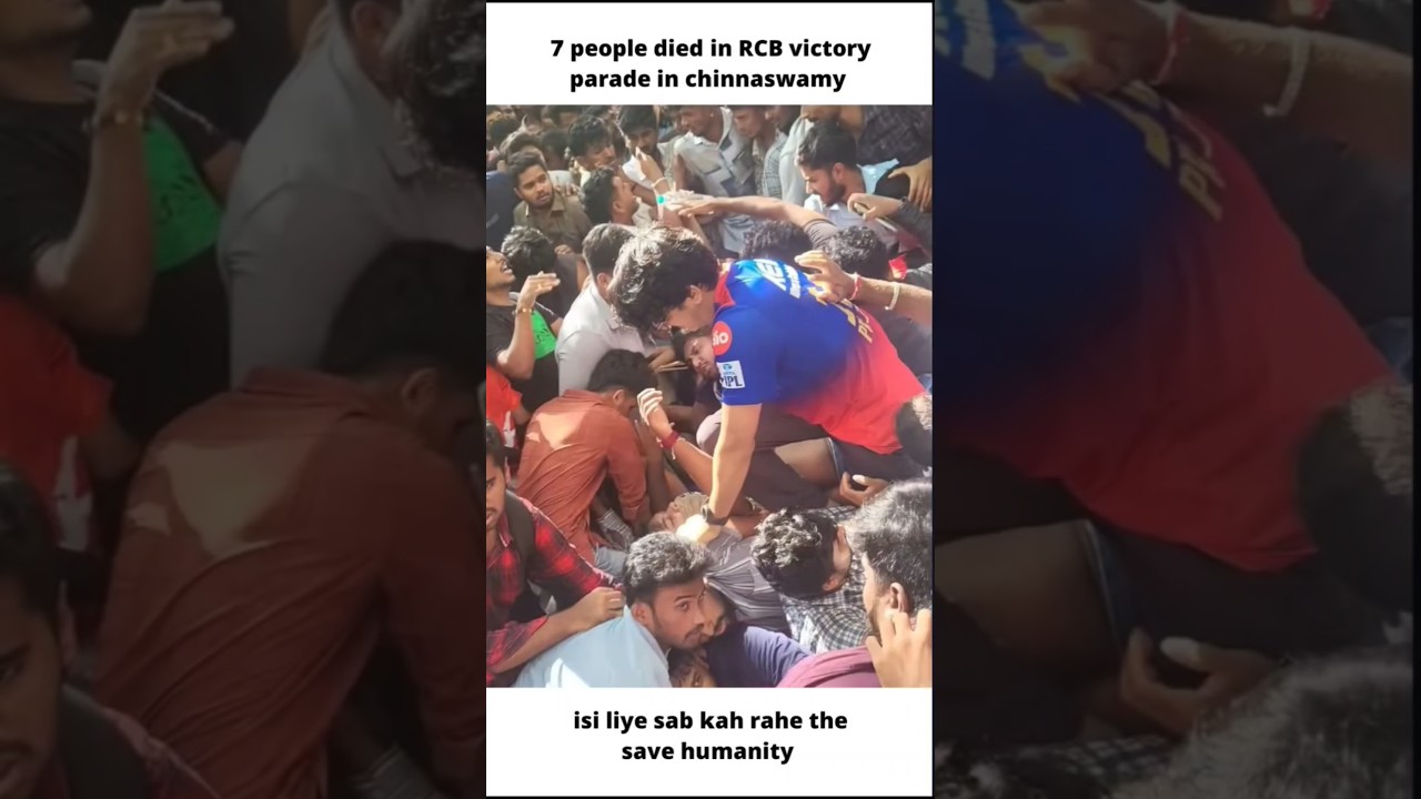11 people Died in RCB Victory Parade IPL 2025 #viratkohli #RCBVictoryParade #Stampede #rcb #shorts