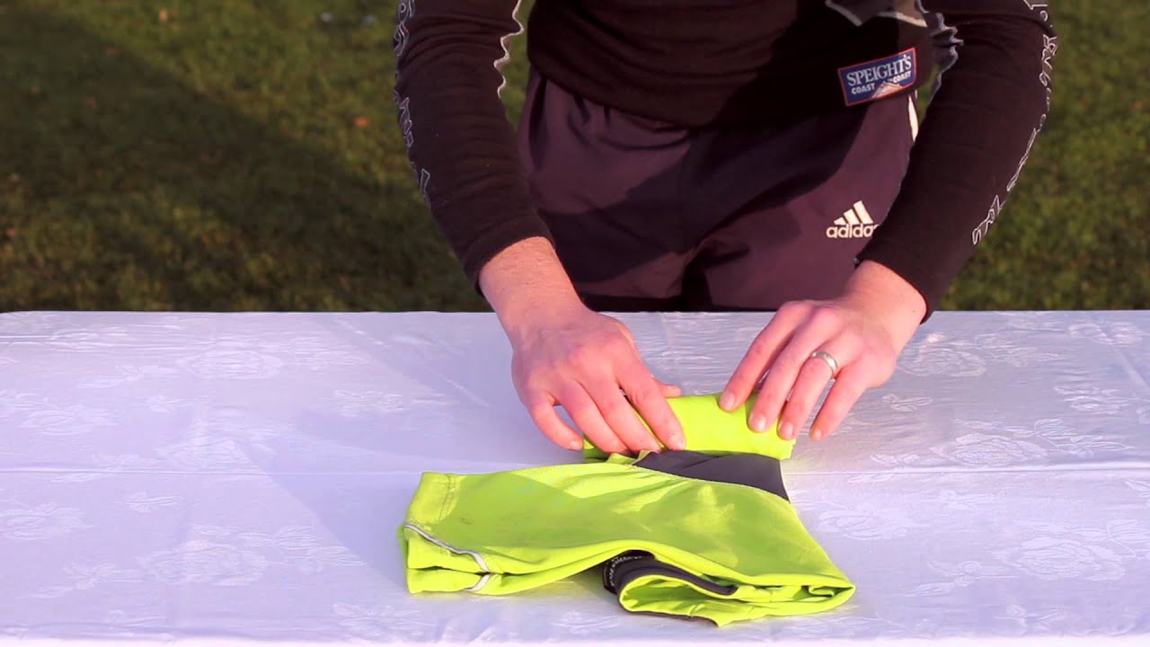 Rolling t-shirt for air cannon