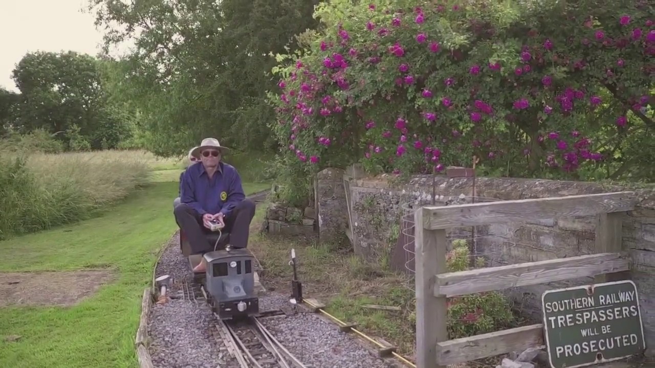 Drone Video of Isle Abbotts Miniature Railway in Somerset