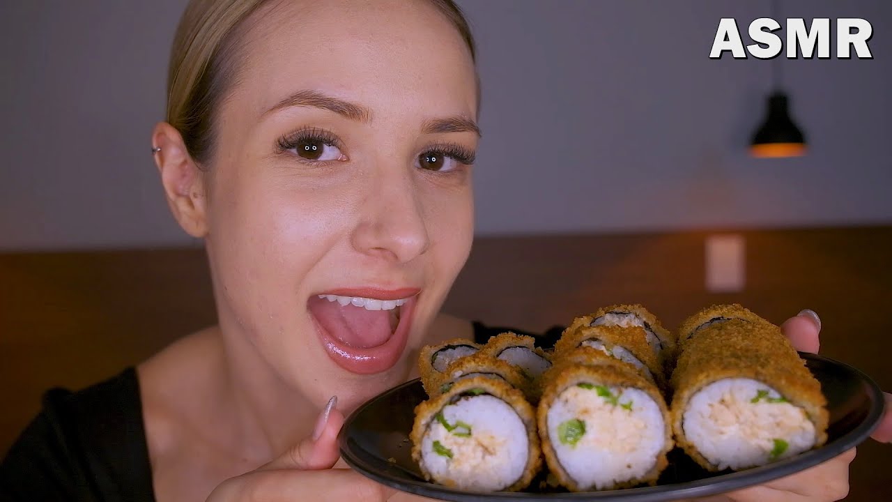 ASMR - COMENDO SUSHI E HABLANDO (com muuuitos trovões)