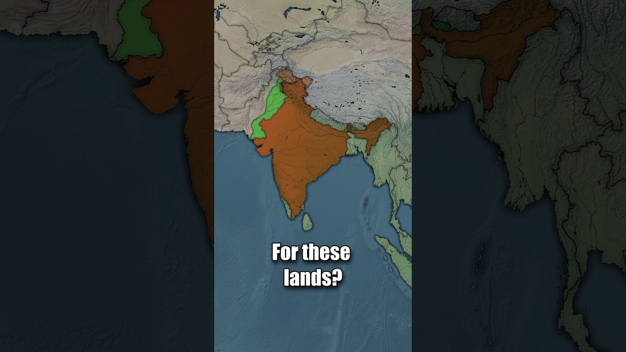 The Indian question 😀. #india #history #map #geopolitics
