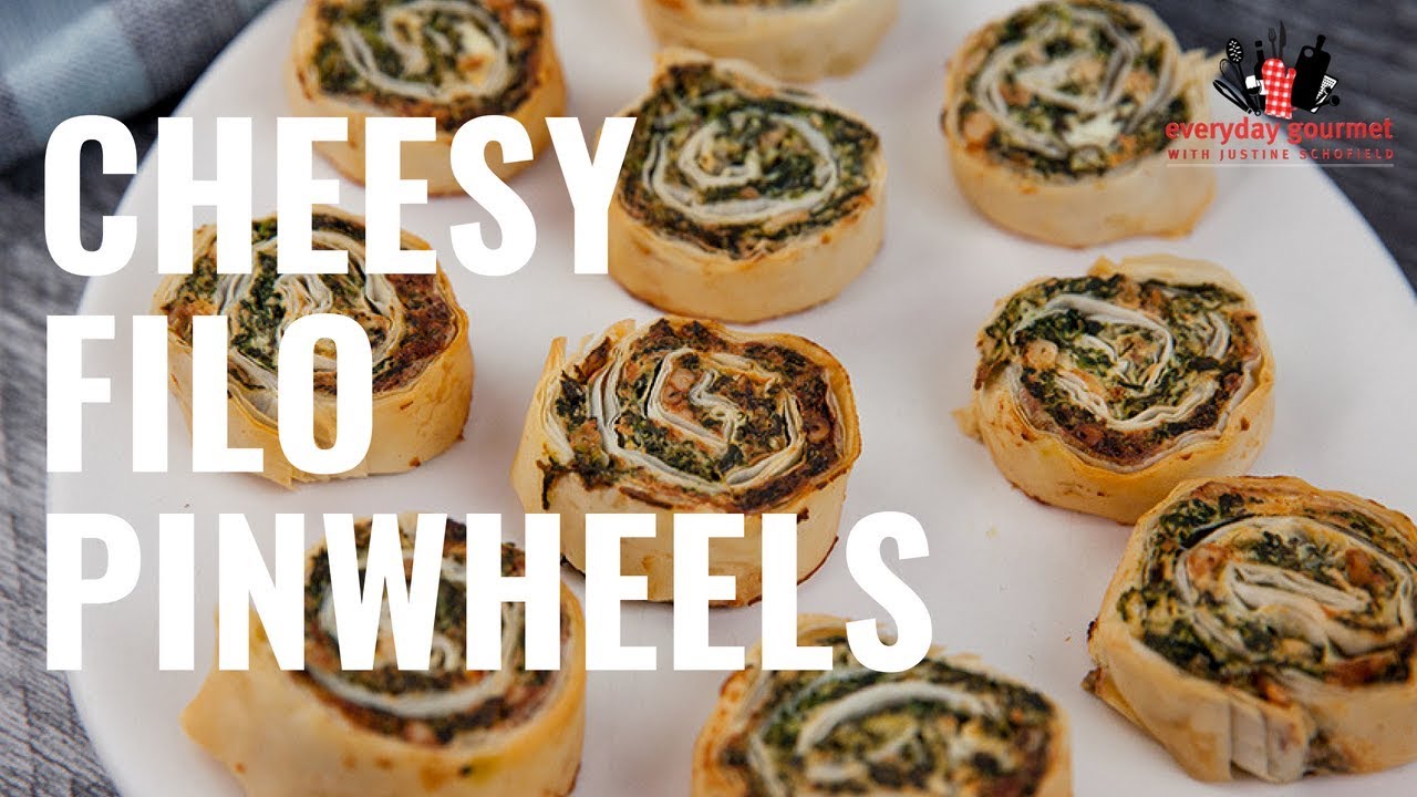 Cheese Fillo Pinwheels | Everyday Gourmet EG8 Ep57