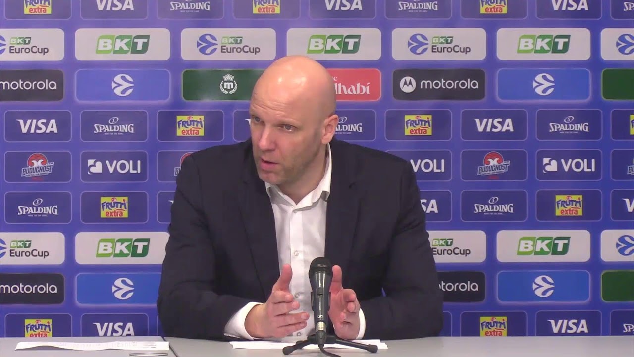 Press conference Budućnost Voli - Bourg