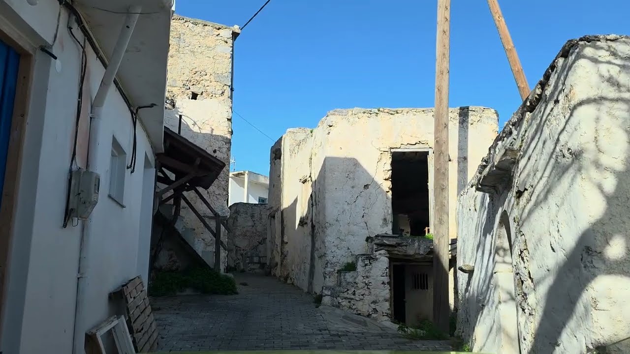 Ωραίες διαδρομές  απομακρυσμένα χωριά στο Λασίθι  Από Ορεινό προς Σταυροχώρι 