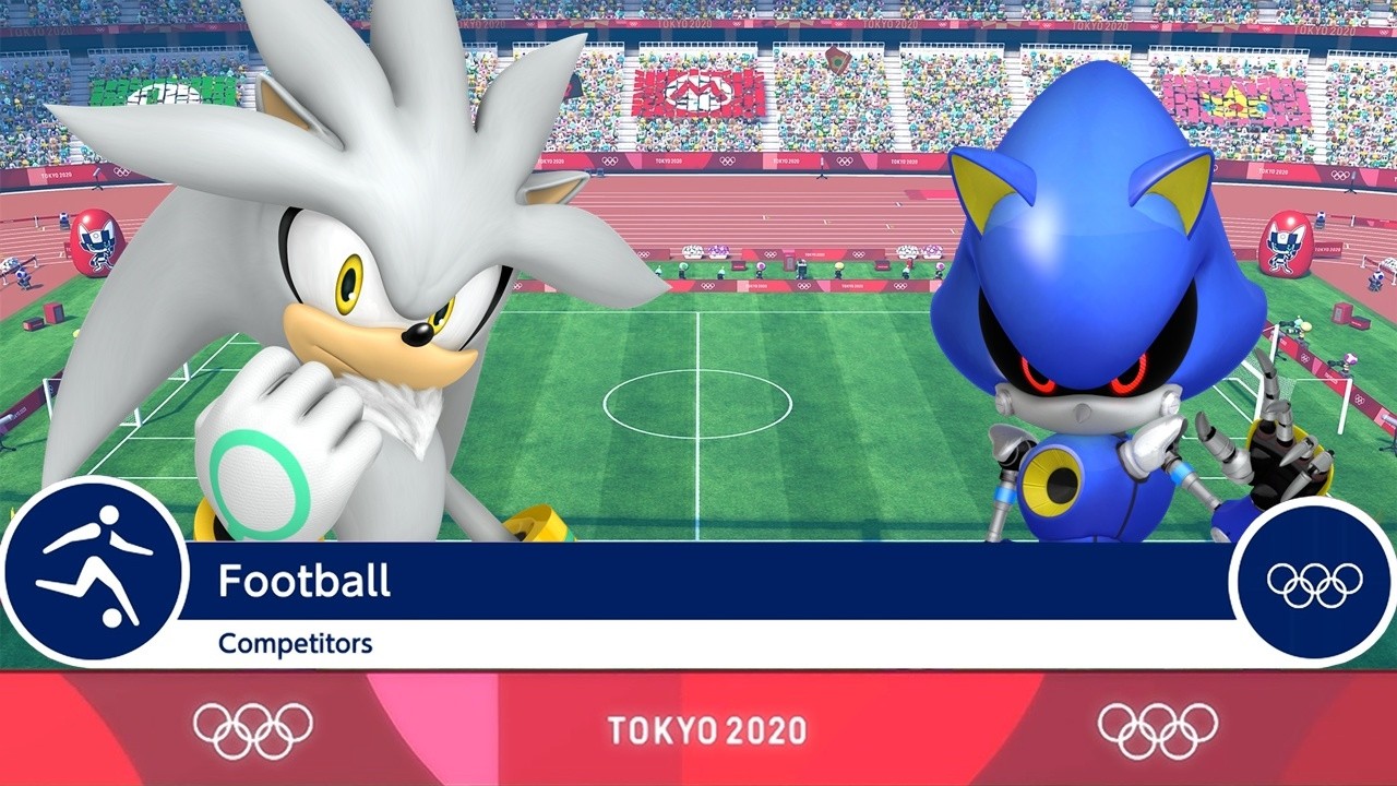 Mario & Sonic at the Tokyo 2020 Olympic Games - Silver/Luigi Vs. Metal Sonic/Waluigi