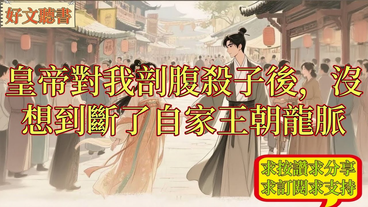已完結爽文《皇帝對我剖腹殺子後，沒想到斷了自家王朝龍脈》#小说#完结爽文#一口氣聽完#有聲書