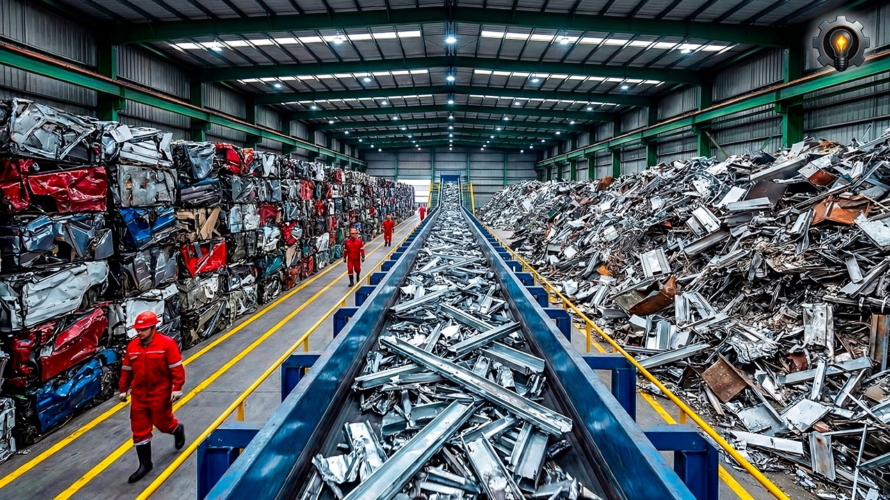 Como MILHÕES de CARROS são reciclados para virar AÇO NOVO? ♻️🚗 | O CICLO INDUSTRIAL que NINGUÉM vê