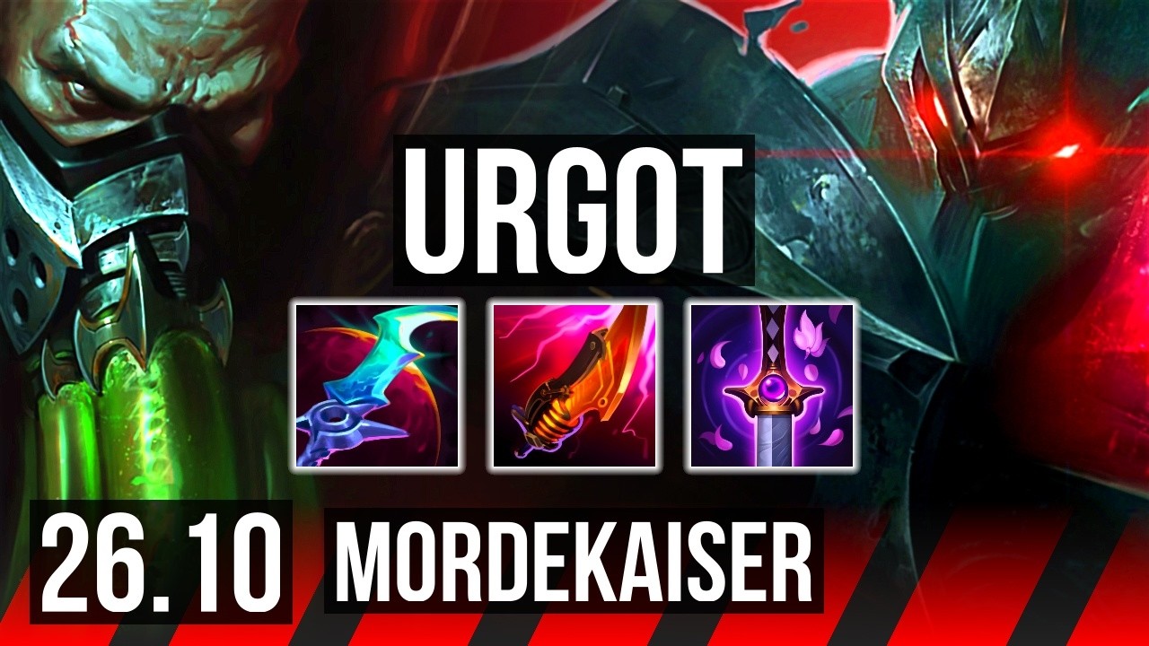 URGOT vs MORDEKAISER (TOP) | Stormraider's Surge | KR Master | 26.10