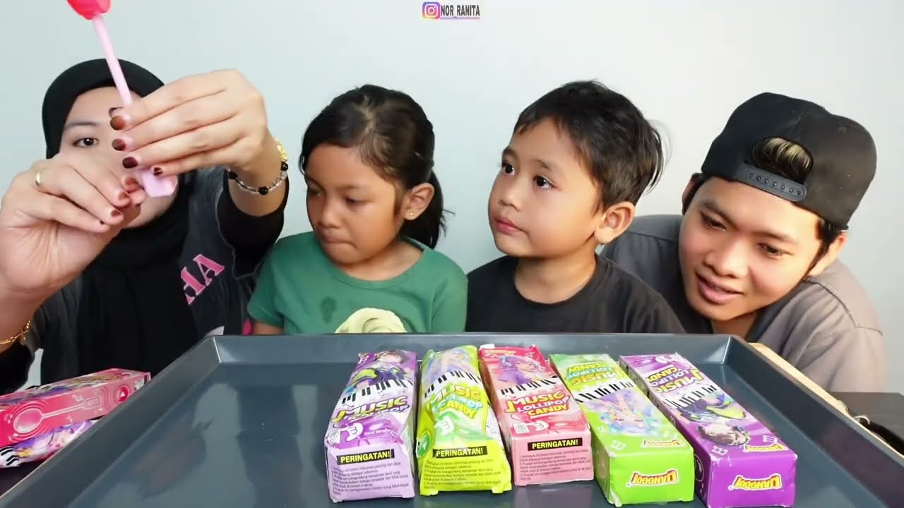 REPEAT❗️MUSIC LOLIPOP CANDY VIRAL CACA DAN RAYYAN MESTI BEREBUT 😱‼️