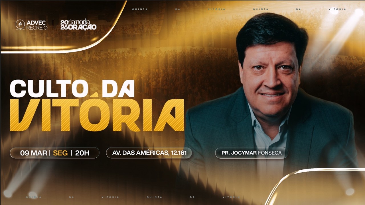 Culto da Vitória | Pr. Jocymar Fonseca | 09/03/26