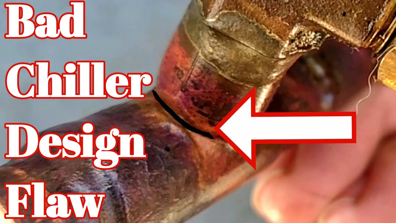 Bad Design Caused Chiller Oil Line Repair on York Air Cooled Chiller