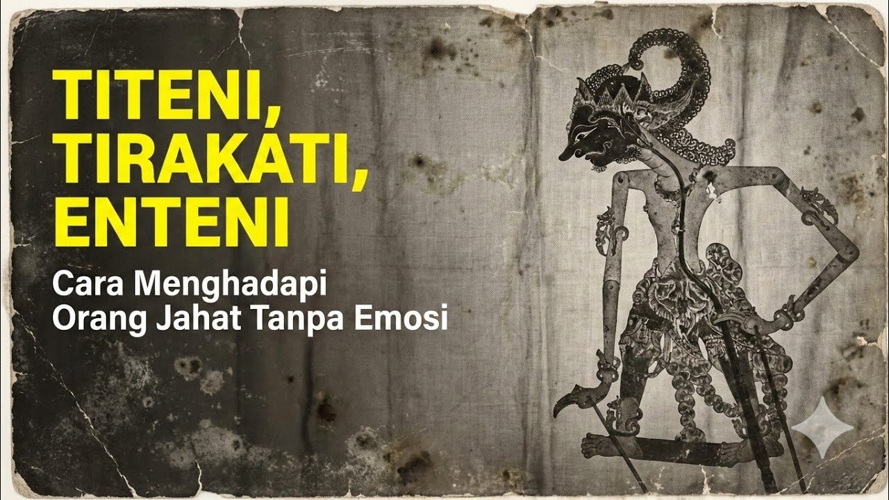 RAHASIA ILMU SEPUH JAWA,Menghadapi Orang Dzolim: TITENI,TIRAKATI,ENTENI