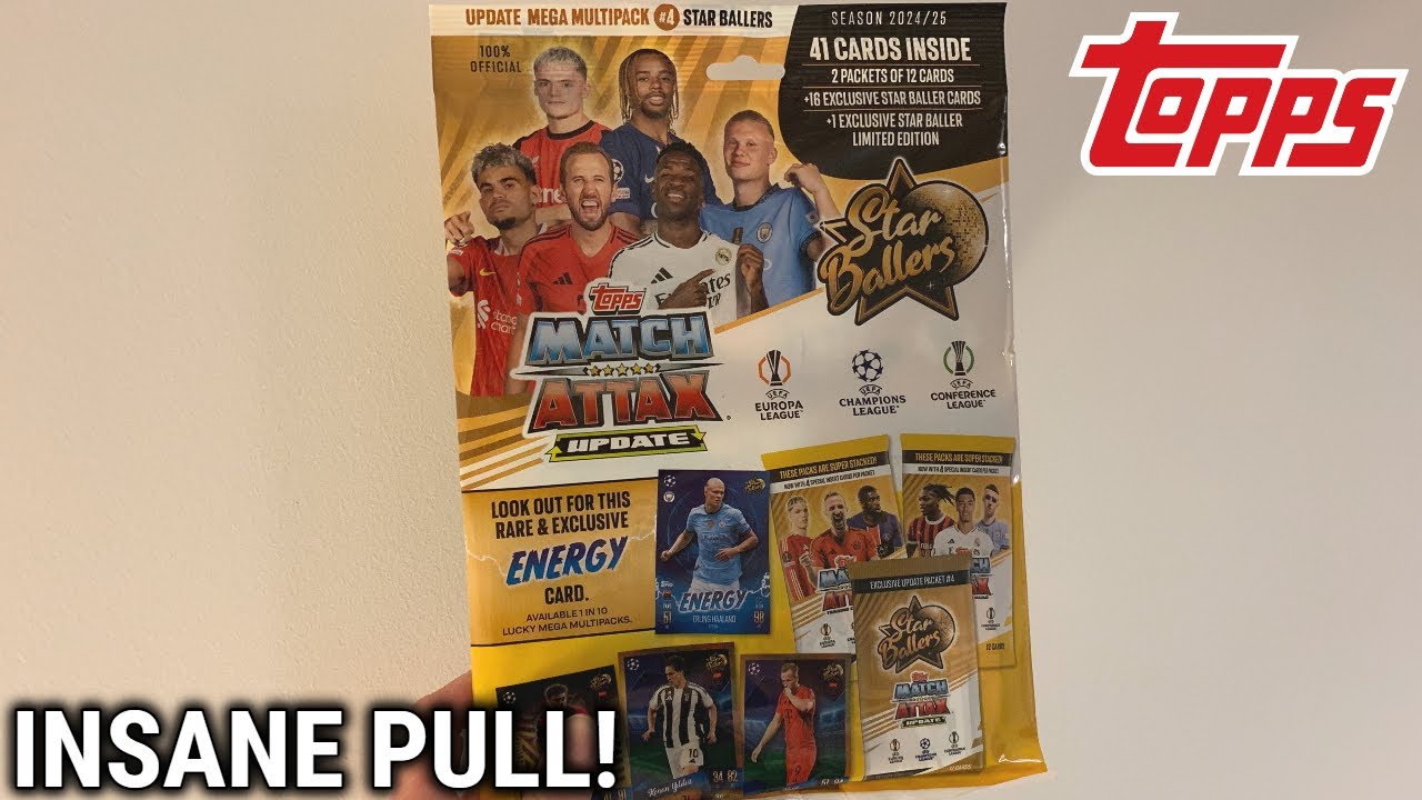 *CHROME HIT* Star Ballers Update Multipack #4 Opening! - Topps Match Attax 2024/25 Collection!