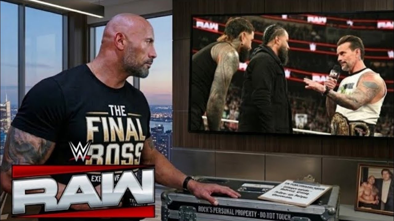 THE ROCK breaks silence after CM PUNK REFUSES to APOLOGIZE final boss DESTROYS CM Punk