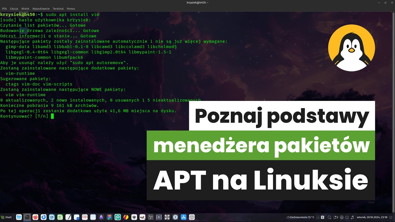 Poznaj podstawy menedżera pakiet&oacute;w APT na Linux Mint!