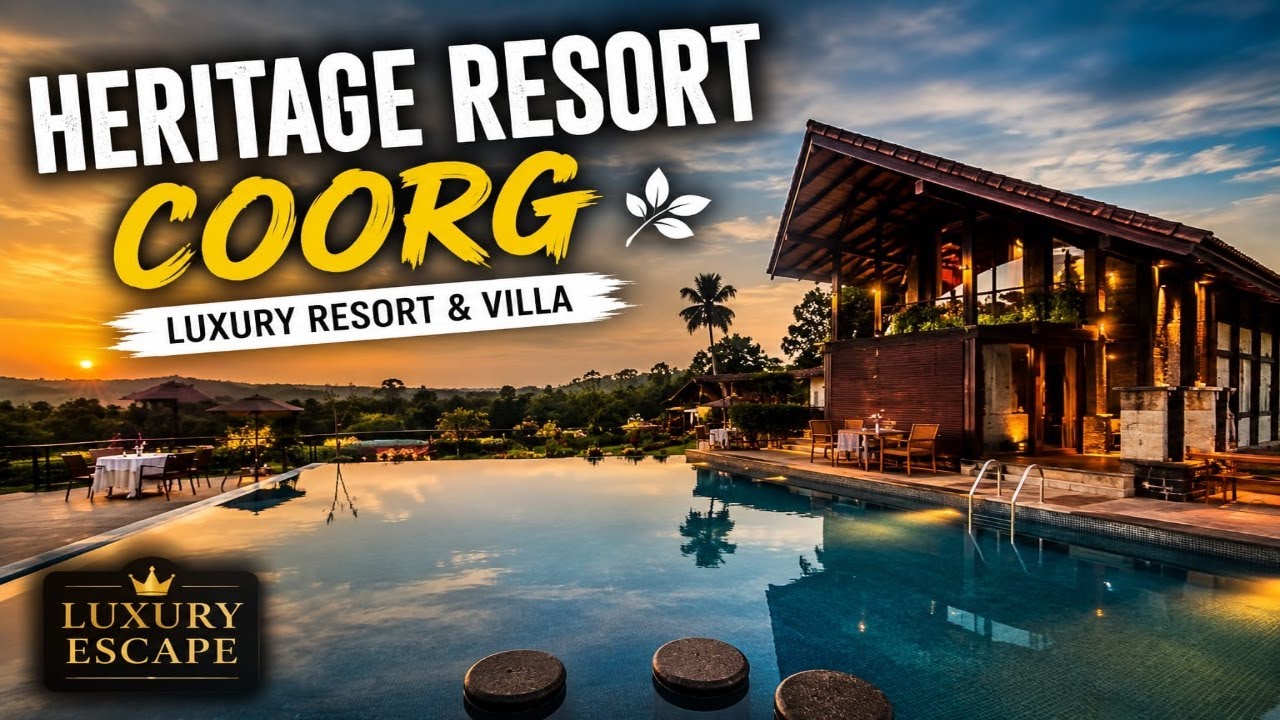 Heritage Resort Coorg 4K: Stunning Monsoon Escape | Luxury Villa #coorg #heritageresorts