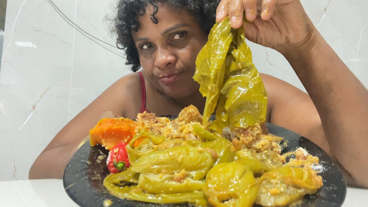 ALMOÇO DE HOJE NO SÍTIO| prato da minha infância 😋 No capricho comi de mão de tão gostoso que tava😋😋