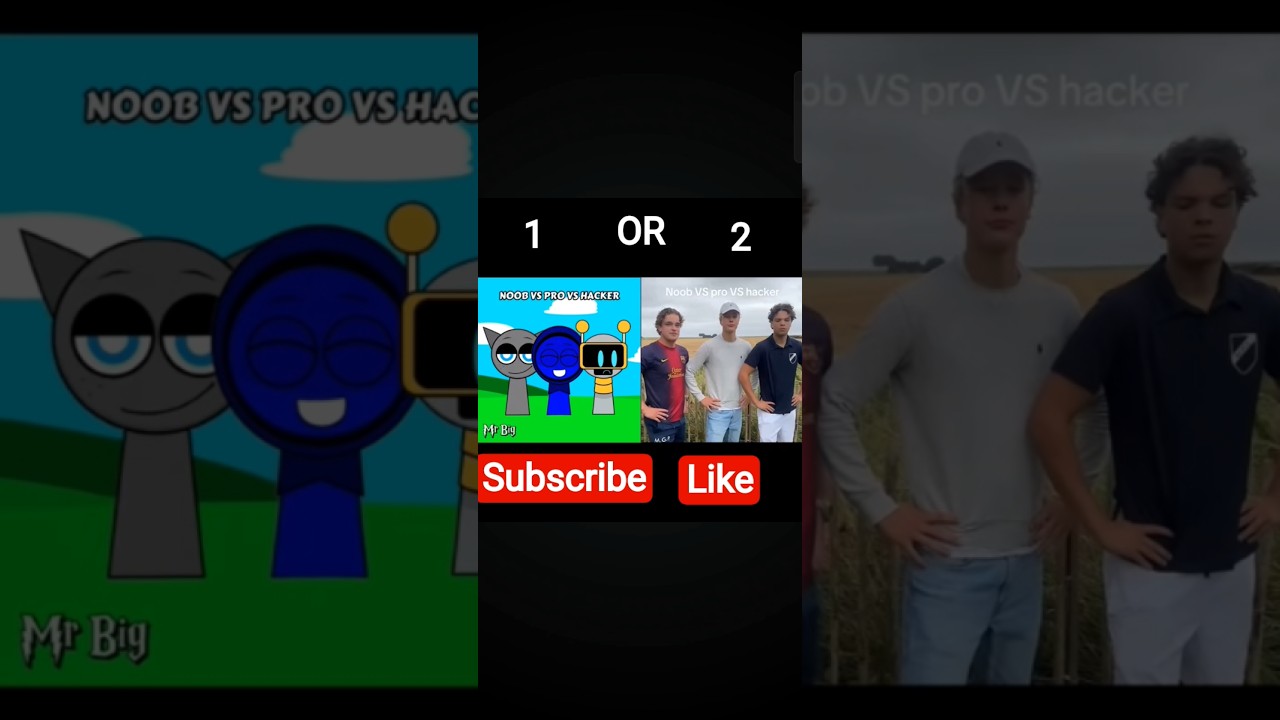 NOOB vs PRO vs HACKER l Sprunki #edit#short #fyp #sprunki #animation#trending #funny