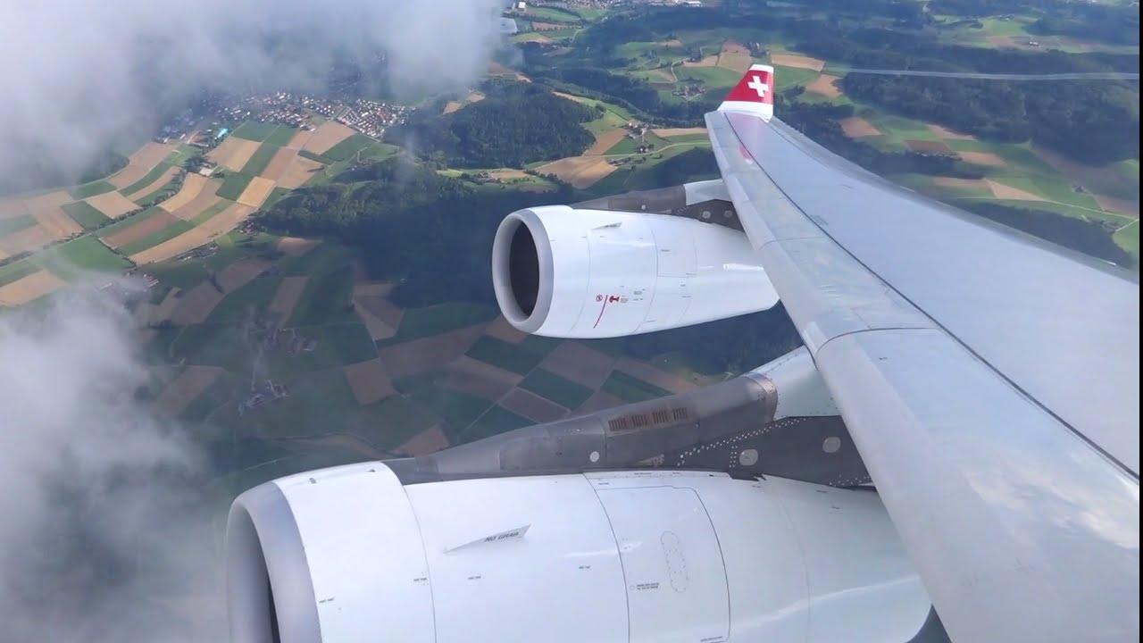 Swiss A340-300 - Beautiful Takeoff out of Zurich to Dusseldorf