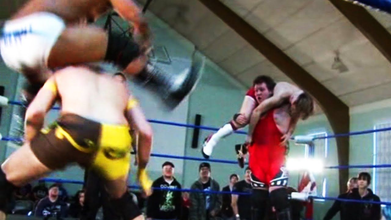Beyond Wrestling - [Free Match] Chase Burnett vs. Jarek 1:20 vs. KJ Crush vs. Maserati Rick