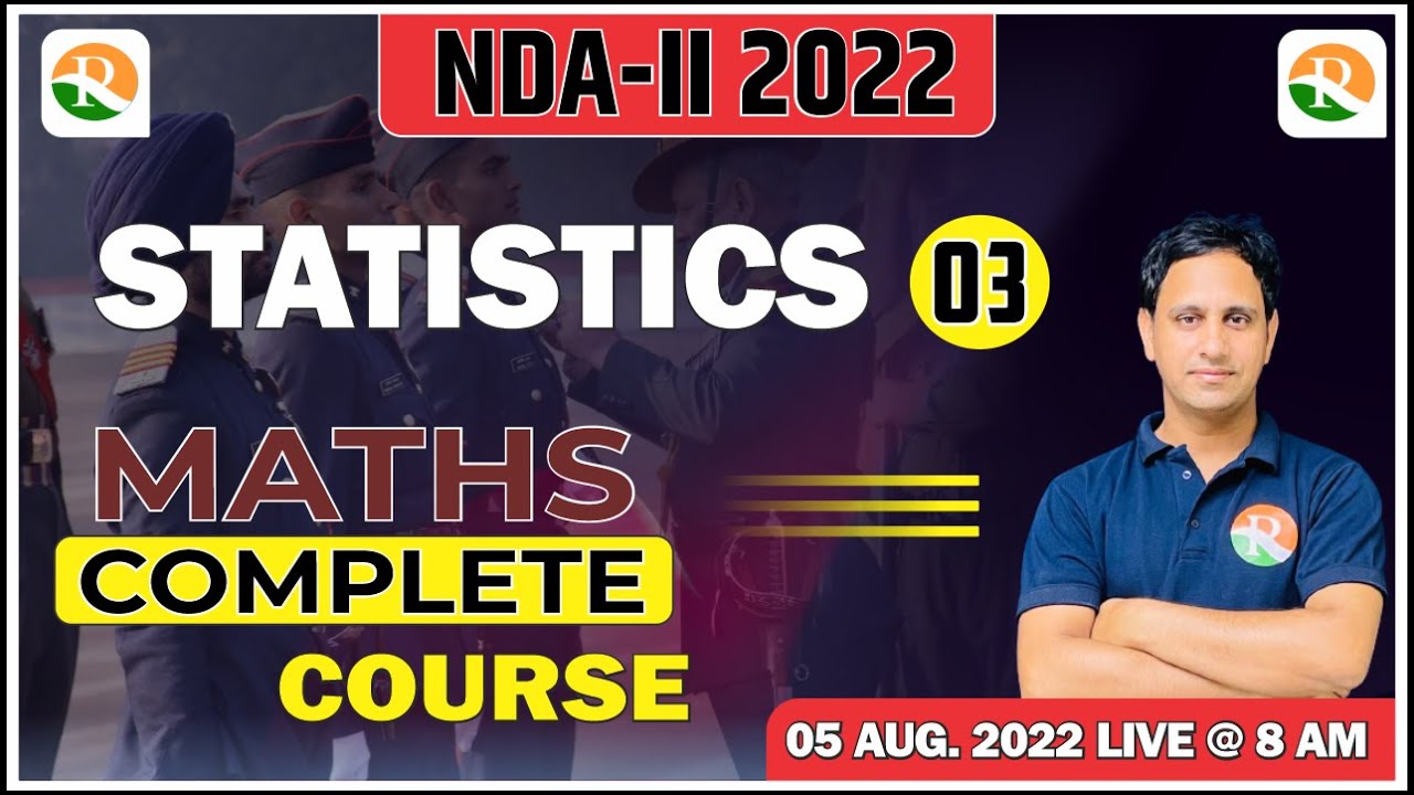 Statistics one Shot for NDA | NDA Maths Crash Course| NDA Maths 2022 | NDA Crash Course