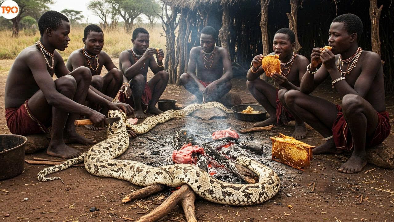 Kỹ Năng Săn Bắn Cổ Xưa – Bộ Tộc Hadza Đối Đầu Với Trăn Khổng Lồ - Cuộc Sống Của Người Hadza