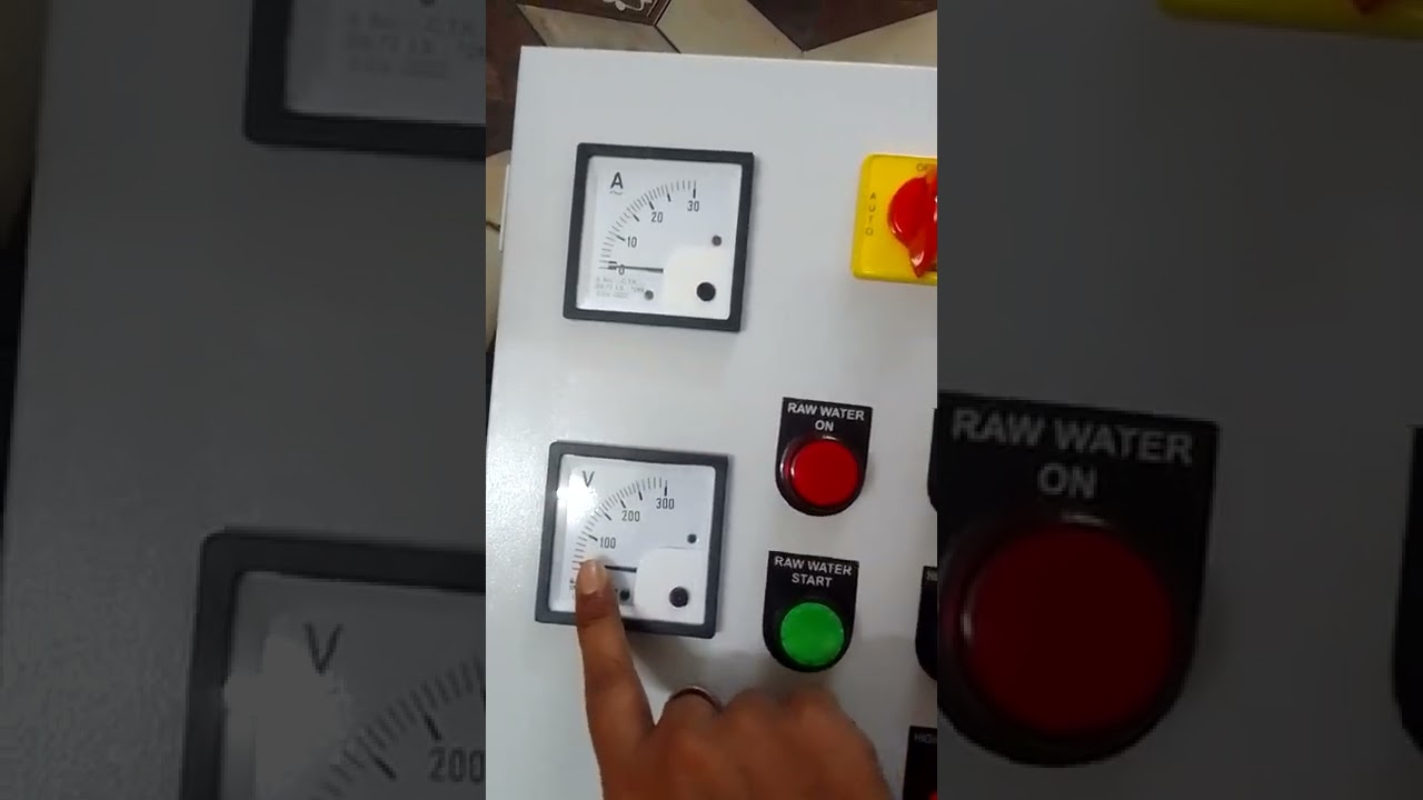 Ro plant control panel