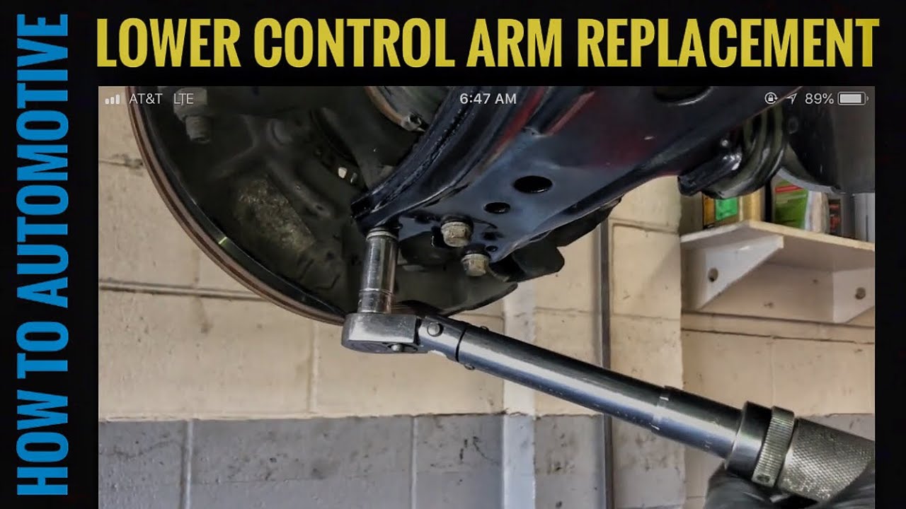 How To Replace The Lower Control Arms On A New Volkswagen Beetle