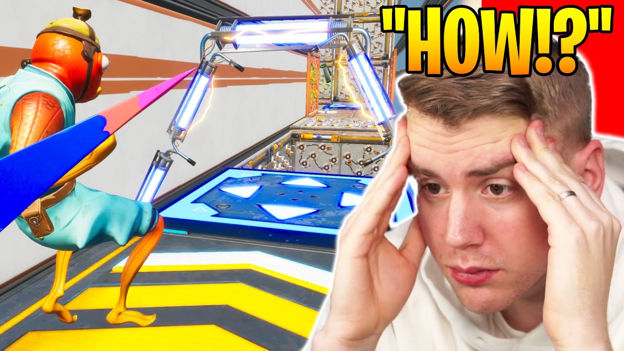He challenged me to beat his New Deathrun...*LOL* (Fortnite Creative Mode)