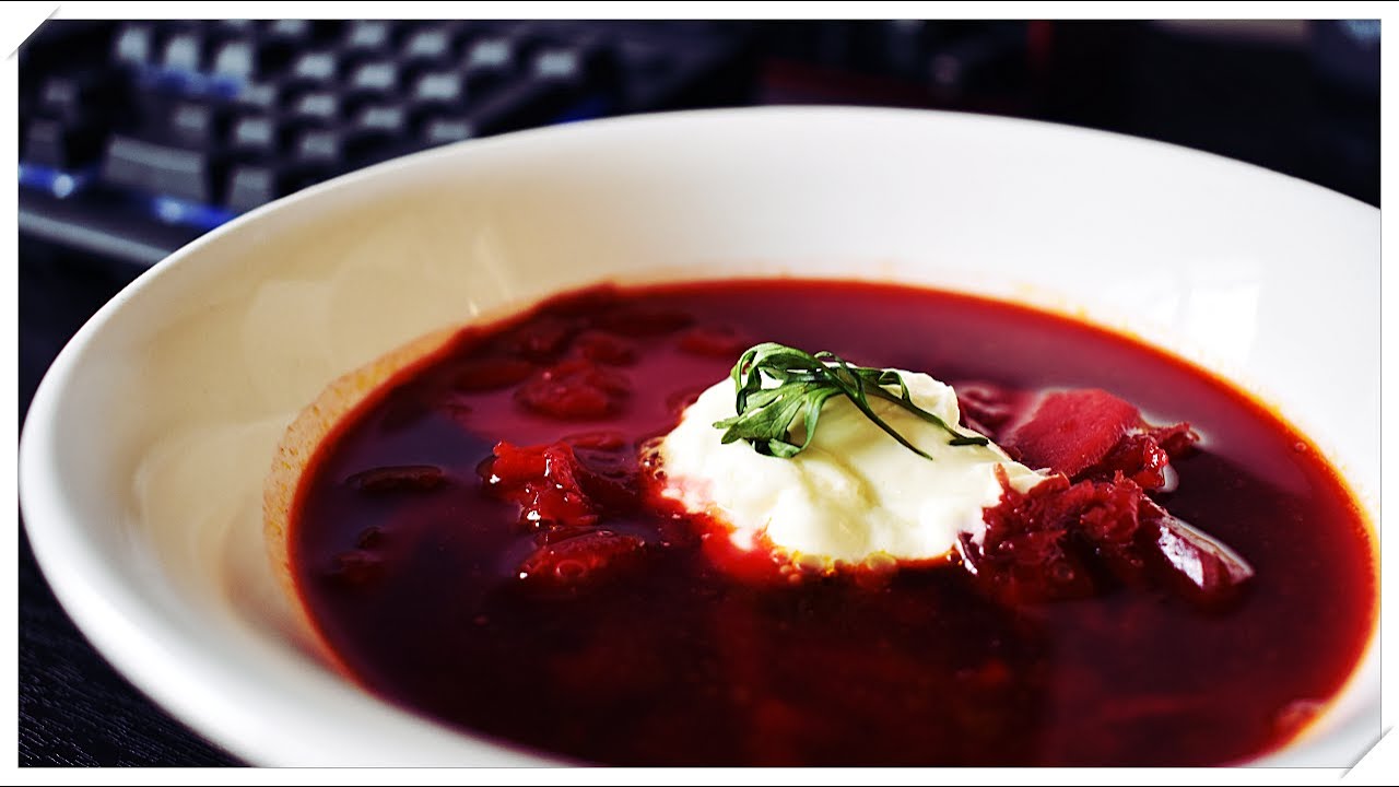 Sopa Borsch (remolacha) fácil y nutritiva - opción vegetariana