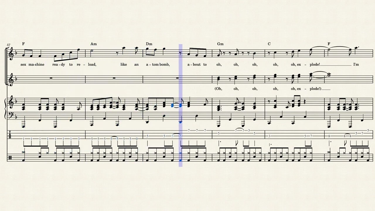 Don't Stop Me Now (Sheet Music)