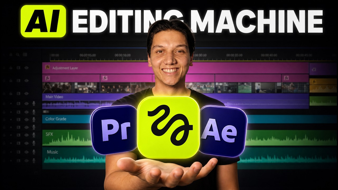 Искусственный интеллект Higgsfield навсегда изменил видеомонтаж! (Теперь встроен в Adobe Premiere)