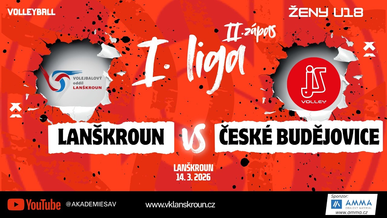 1.liga - U18, kadetky, Lanškroun x České Budějovice, 14.3.2026, Lanškroun, 2.zápas