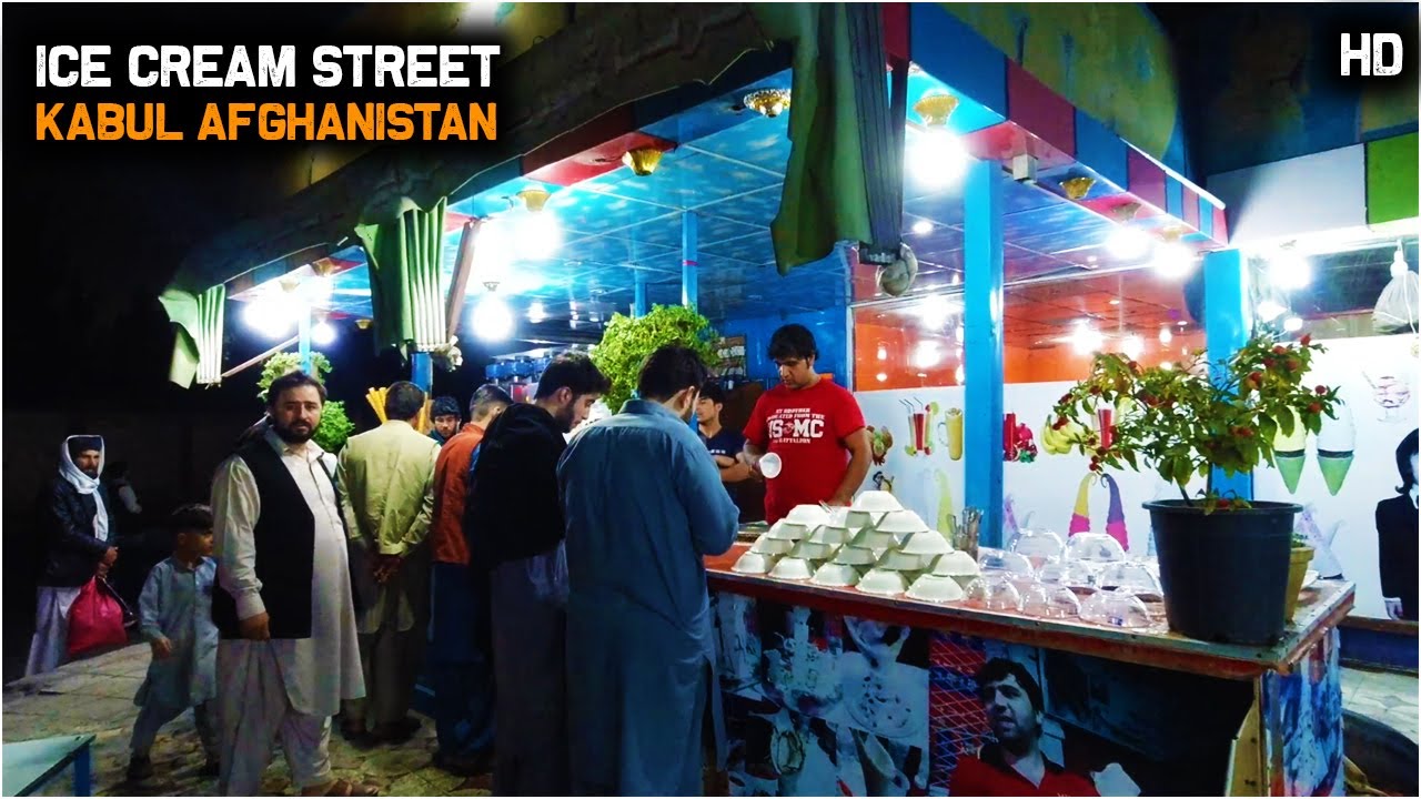 Ice Cream Street Kabul | Afghanistan | Afghan street food | 2020 | HD