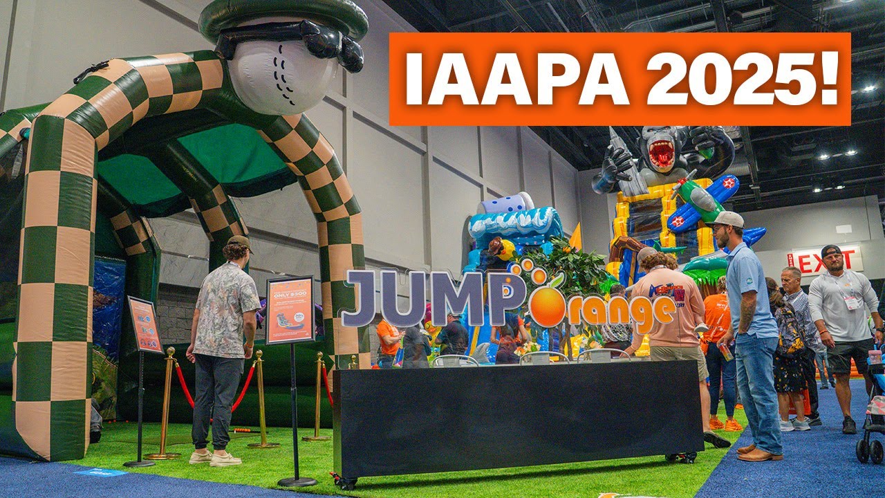 Новинка: надувные аттракционы JumpOrange на выставке IAAPA 2026 Expo.