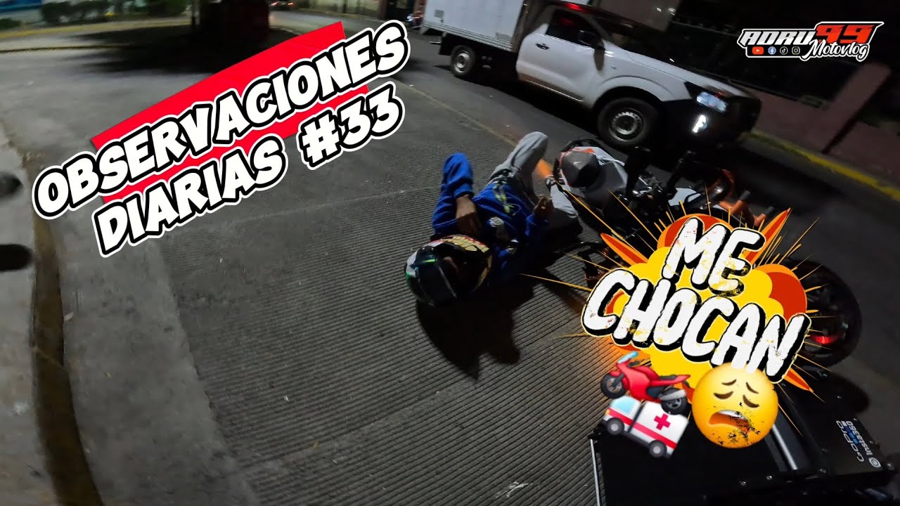 Observaciones Diarias #33 Accidente En motoo🏍️🚑🚨|Un Pique? 🏍️😮‍💨|#viralvideo