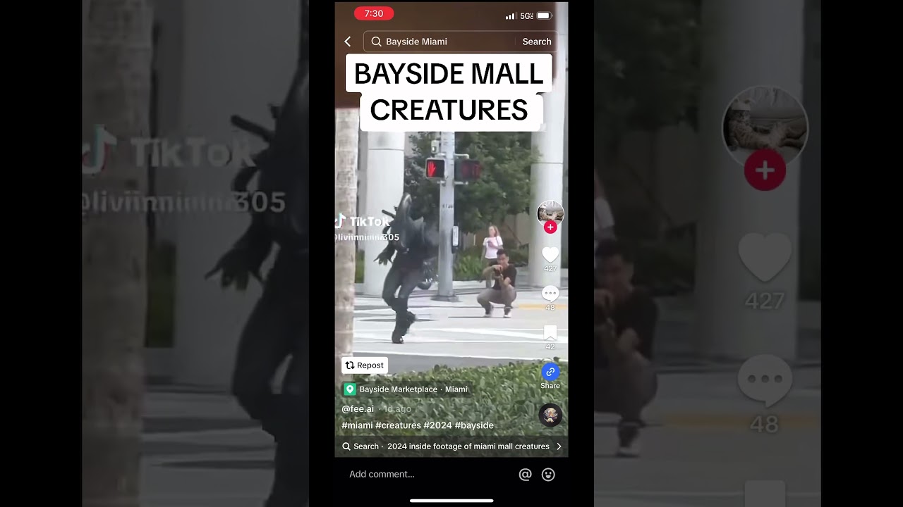 MASSIVE 🚨 police RESPONSE TO &ldquo;CREATURES&rdquo; at Miami mall!