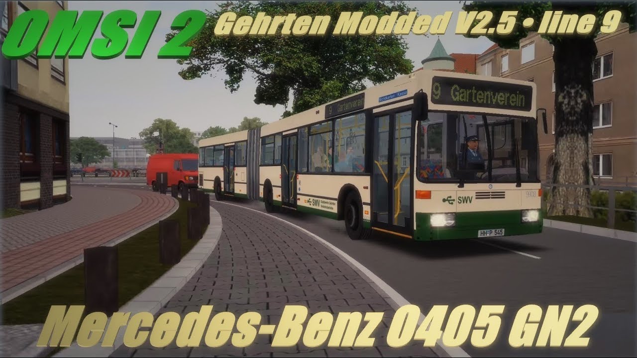 OMSI 2 • Gehrten Modded V2.5 (line 9) • Mercedes-Benz O405 GN2