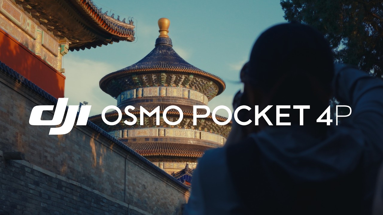 DJI Osmo Pocket 4P D-Log Before & After | Cinematic LUTs