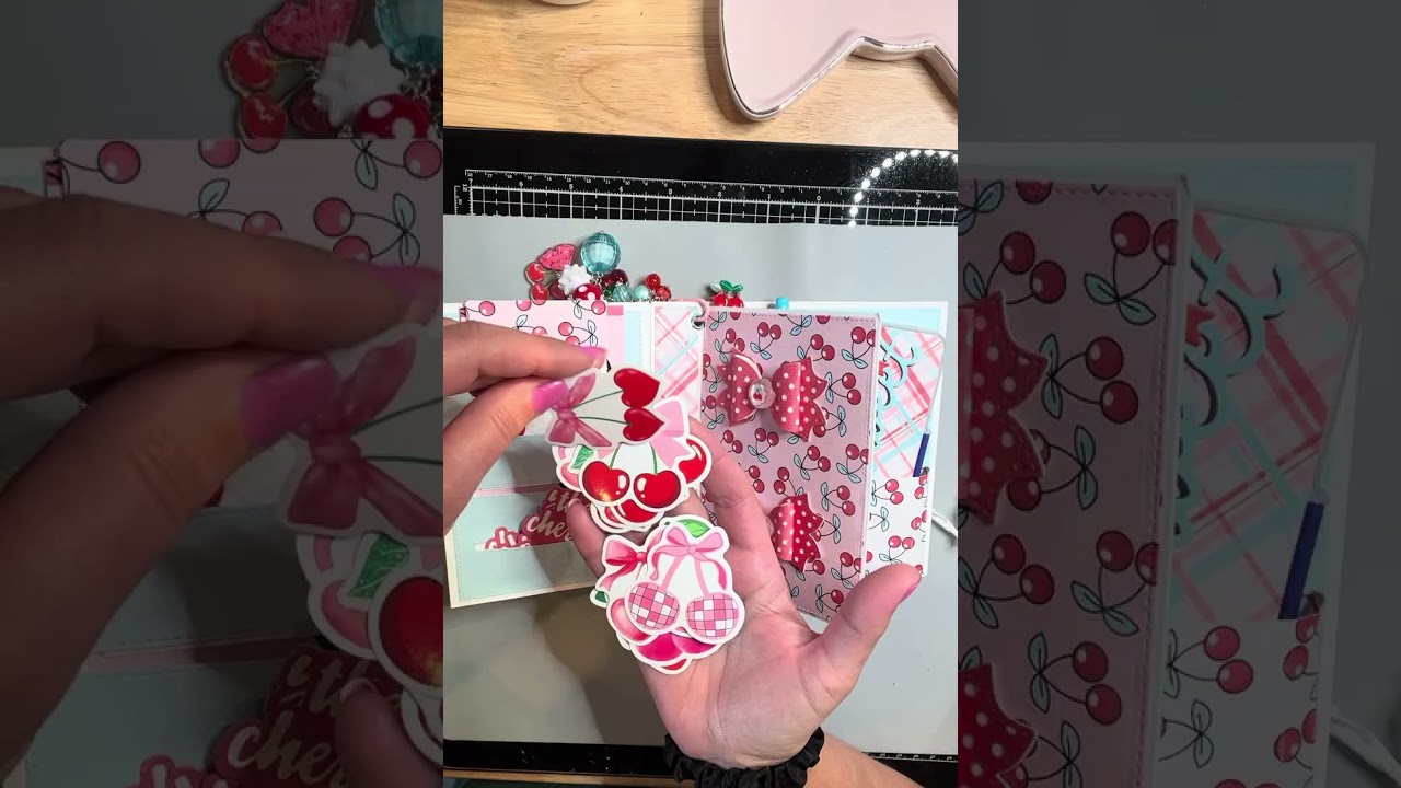 Cherry and bow swap #9 from Donna 