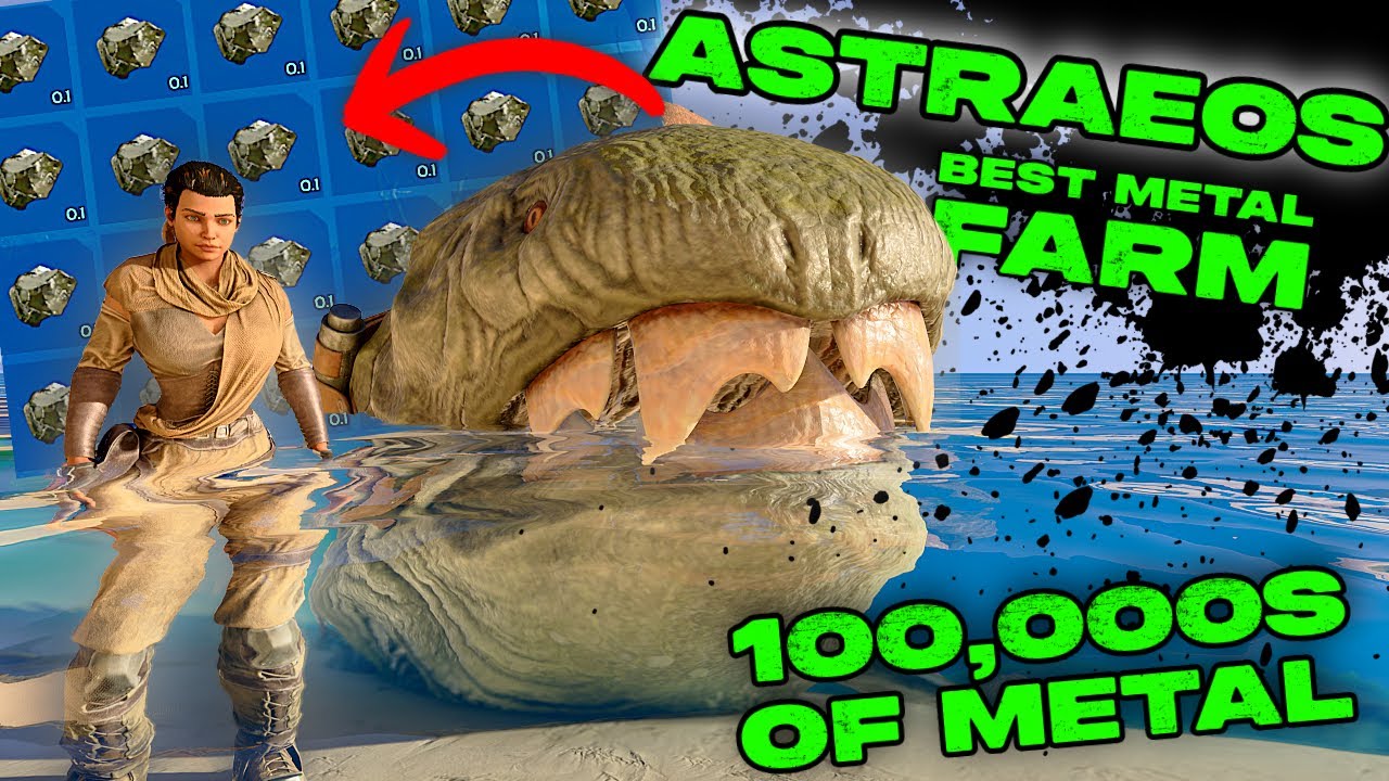 100 000 МЕТАЛЛА на ASTRAEOS в Ark Survival Ascended!!! Как получить ТОННЫ металла в ASA!!!