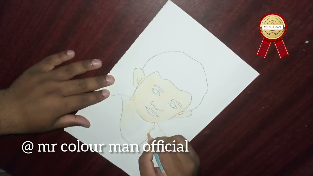 Photo to Pencil Sketch Drawing | Portrait Drawing from Photo | Easy Art Tutorial